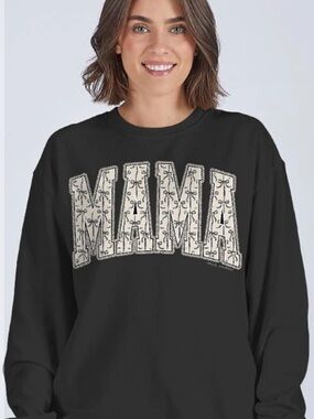Simply Southern Black MAWMA Graphic Sweatshirt